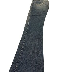 Arden B Dark Blue Flare Jeans